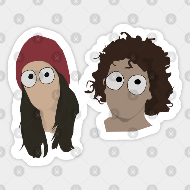 Broad City On Shrooms Sticker by Hevding